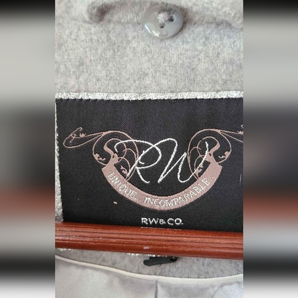 RW and Co Wool Trench Coat - Picture 4 of 6